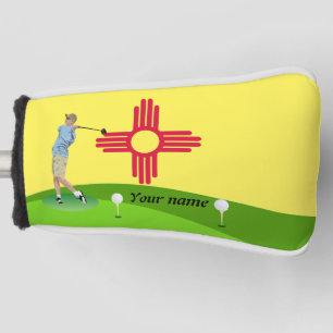 Couvre-club De Golf Drapeau du Nouveau Mexique