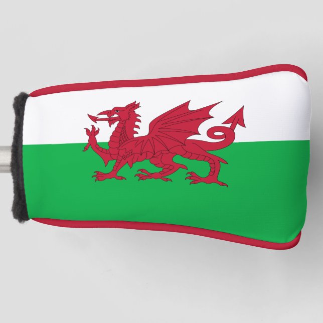 Couvre-club De Golf Drapeau du Pays de Galles (Cymru) (Devant)
