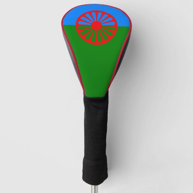 Couvre-club De Golf Drapeau du peuple rom (Devant)