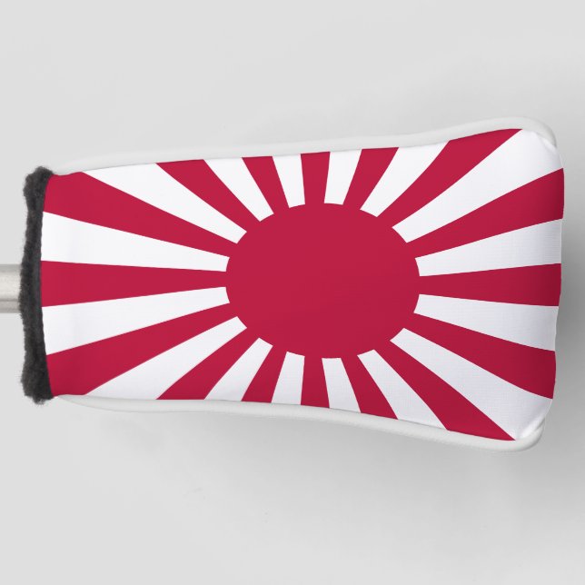 Couvre-club De Golf Drapeau du Soleil Levant du Japon (Devant)