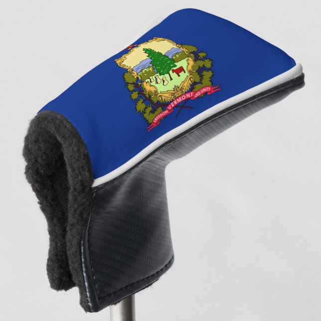Couvre-club De Golf Drapeau du Vermont (Devant 3/4)
