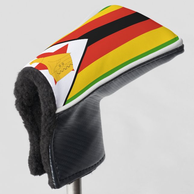 Couvre-club De Golf Drapeau du Zimbabwe (Devant 3/4)