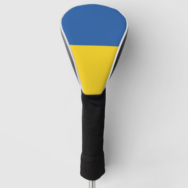 Couvre-club De Golf Drapeau d'Ukraine (Devant)