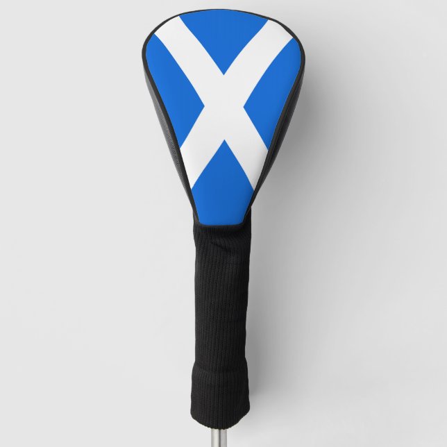 Couvre-club De Golf Drapeau écossais (Devant)