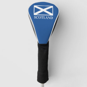 Couvre-club De Golf Drapeau écossais de la chaussette de chauffeur é