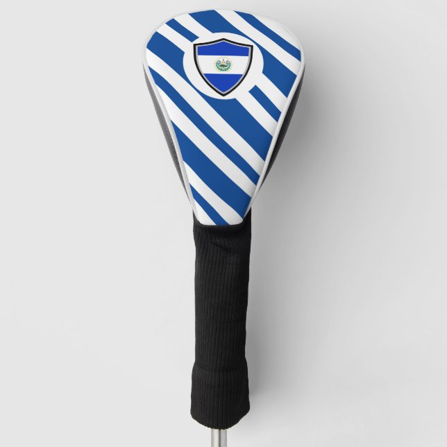Couvre-club De Golf Drapeau El Salvador (Devant)