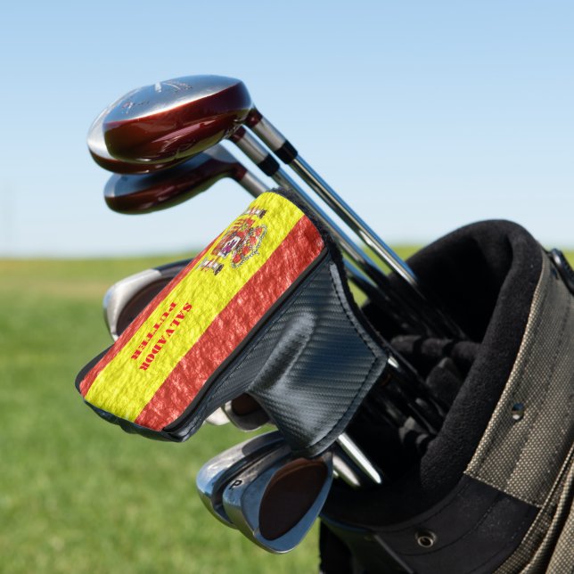 Couvre-club De Golf Drapeau espagnol (In Situ)