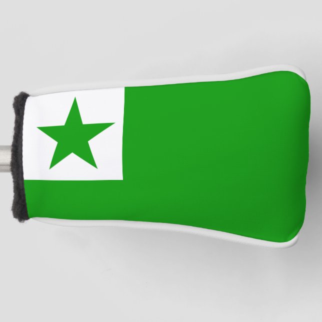 Couvre-club De Golf Drapeau espéranto (Devant)