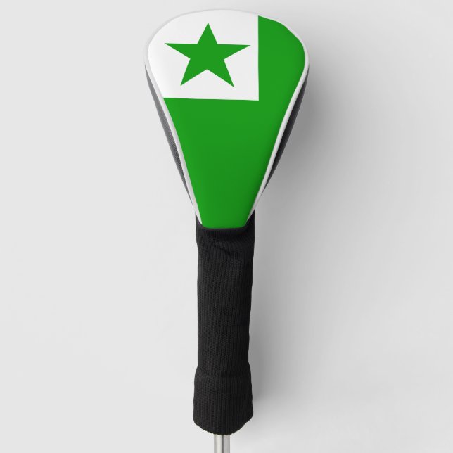 Couvre-club De Golf Drapeau espéranto (Devant)
