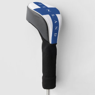 Couvre-club De Golf Drapeau finlandais de la chaussette de chauffeur s