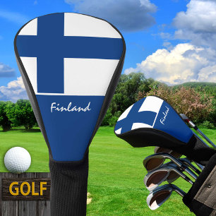 Couvre-club De Golf Drapeau finlandais & Golf Finlande Sports Couvertu