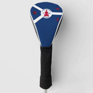 Couvre-club De Golf Drapeau Fort Wayne, Couverture tête de golf de l'I