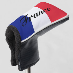 Couvre-club De Golf Drapeau français couvre-chefs de golf sur mesure