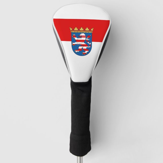 Couvre-club De Golf Drapeau Hesse Golf Head Cover (Devant)
