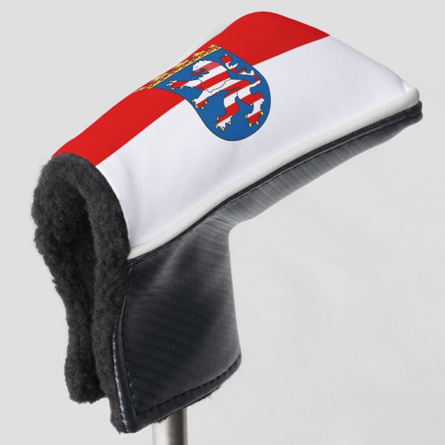 Couvre-club De Golf Drapeau Hesse Golf Head Cover (Devant 3/4)