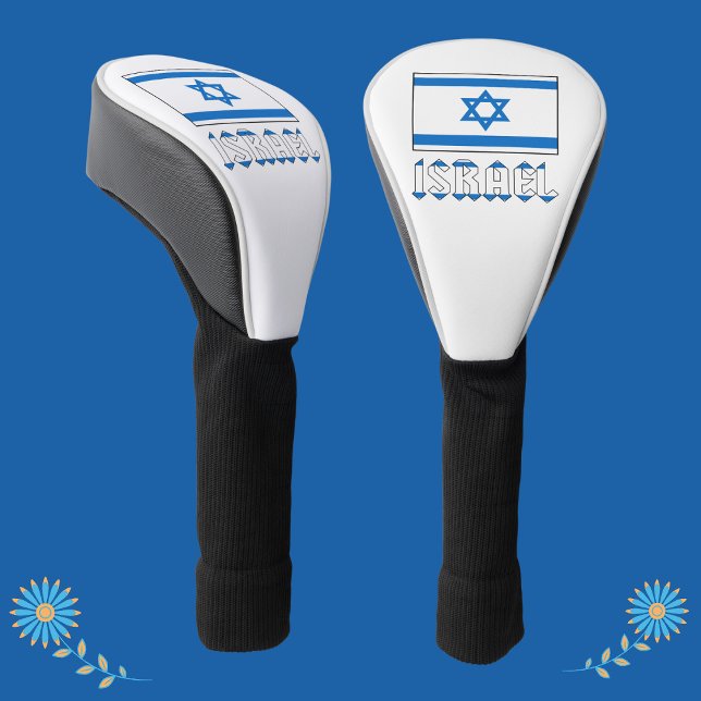 Couvre-club De Golf Drapeau israélien et Israël (Créateur téléchargé)