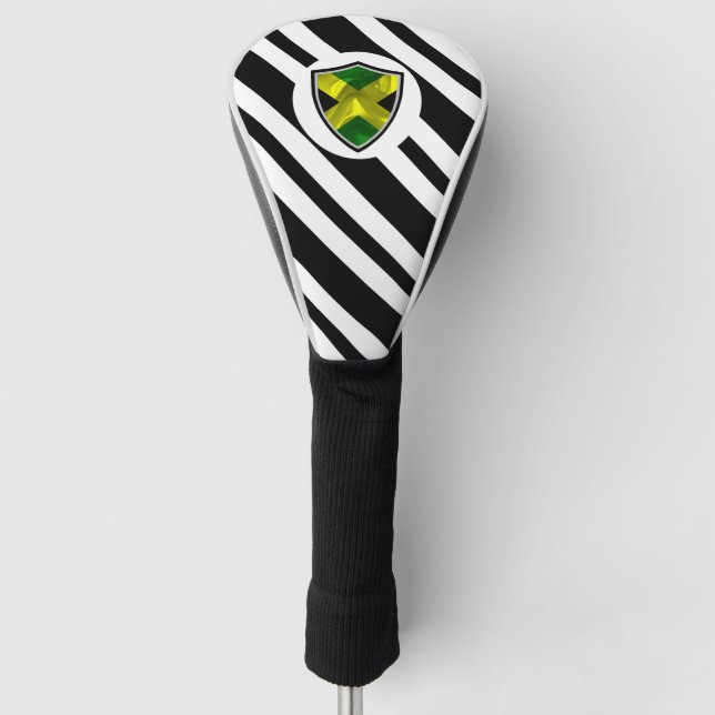 Couvre-club De Golf Drapeau jamaïcain (Devant)