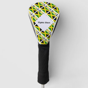 Couvre-club De Golf Drapeau Jamaïcain Jamaïque Personnalisé en mosaïqu