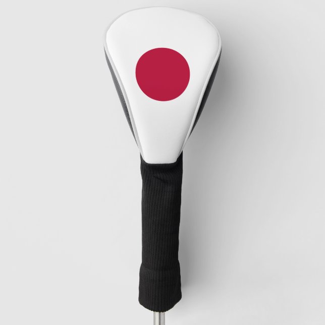 Couvre-club De Golf Drapeau japonais (Devant)