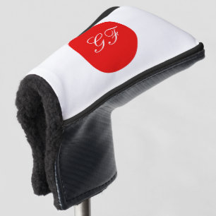 Couvre-club De Golf Drapeau japonais monogrammé couverture de la têt