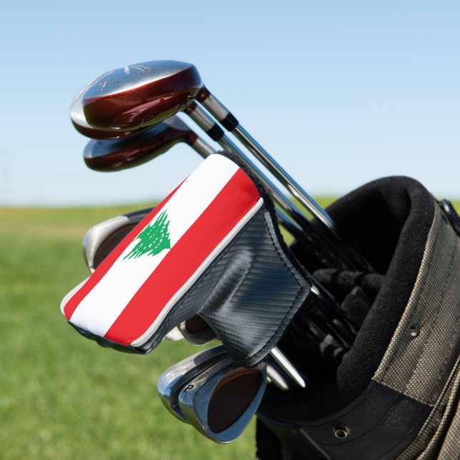 Couvre-club De Golf Drapeau libanais (In Situ)