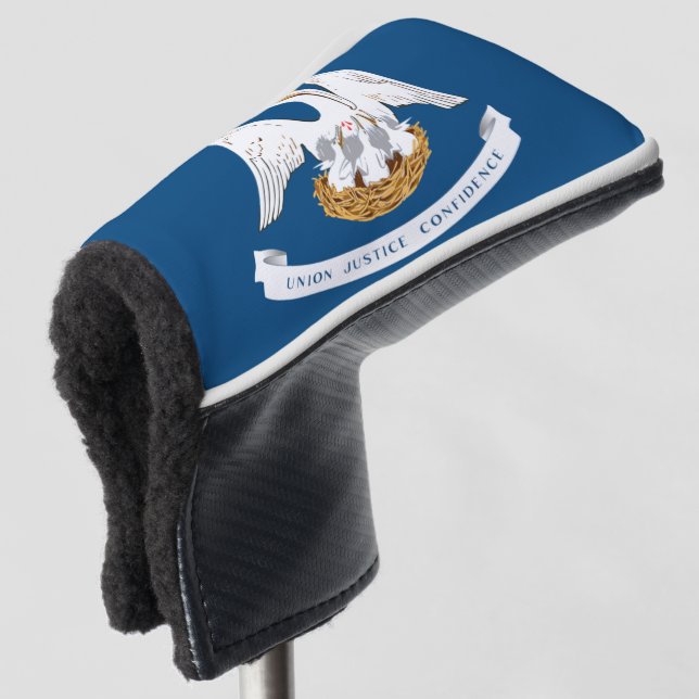 Couvre-club De Golf Drapeau Louisiane (Devant 3/4)