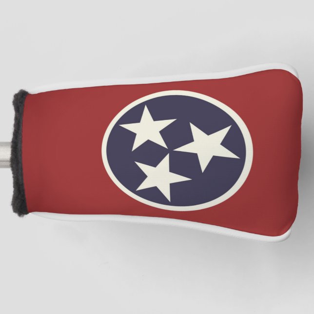 Couvre-club De Golf Drapeau national du Tennessee (Devant)