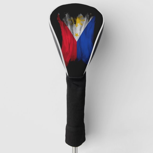 Couvre-club De Golf Drapeau philippin bracelet, drapeau national (Devant)