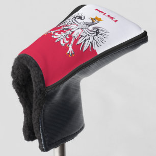 Couvre-club De Golf Drapeau polonais, Golf Pologne clubs sportifs Couv