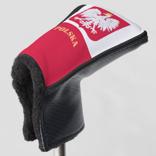 Couvre-club De Golf Drapeau polonais & Golf Pologne sport Couvertures  (Devant 3/4)