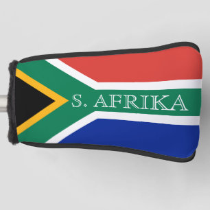 Couvre-club De Golf Drapeau sud-africain couverture de tête de golf p