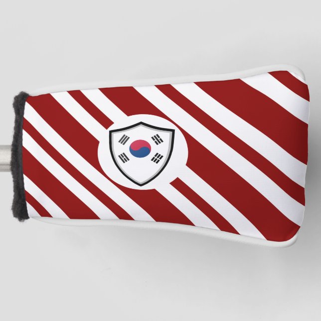 Couvre-club De Golf Drapeau sud-coréen (Devant)