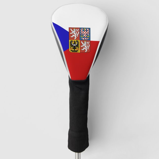 Couvre-club De Golf Drapeau tchèque (Devant)