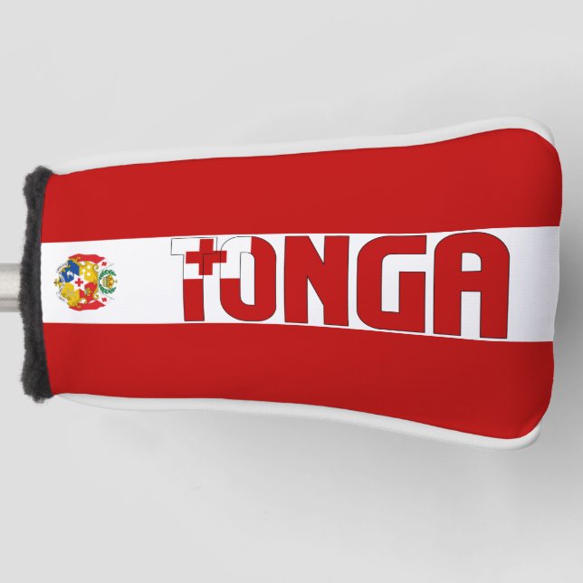 Couvre-club De Golf Drapeau Tonga Superbe couverture de tête de golf p (Devant)
