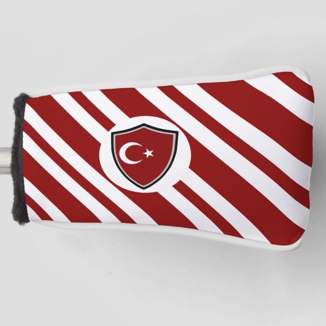 Couvre-club De Golf Drapeau turc (Devant)