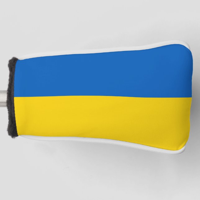 Couvre-club De Golf Drapeau ukrainien (Devant)