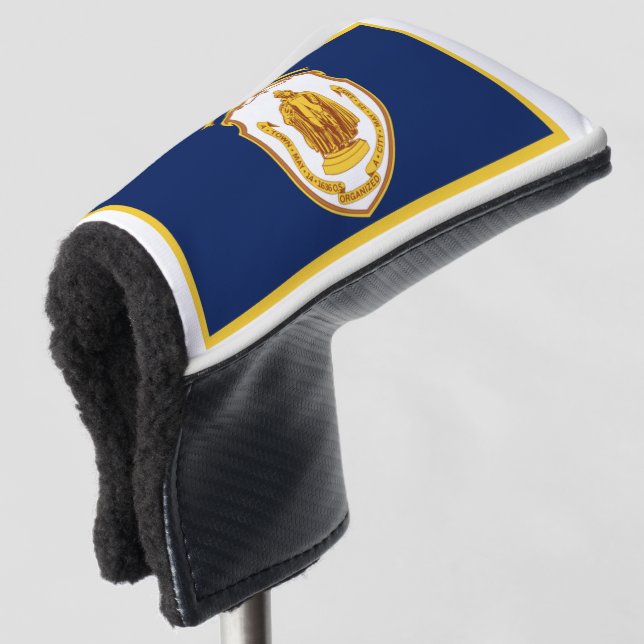 Couvre-club De Golf Drapeau urbain de Springfield (Massachusetts) (Devant 3/4)