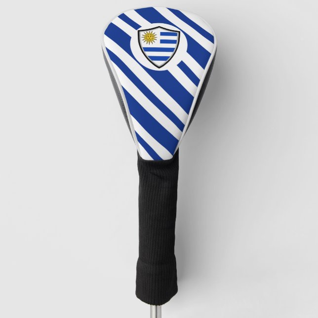 Couvre-club De Golf Drapeau uruguayen (Devant)