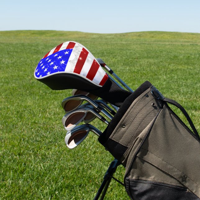 Couvre-club De Golf Drapeau USA (In Situ)