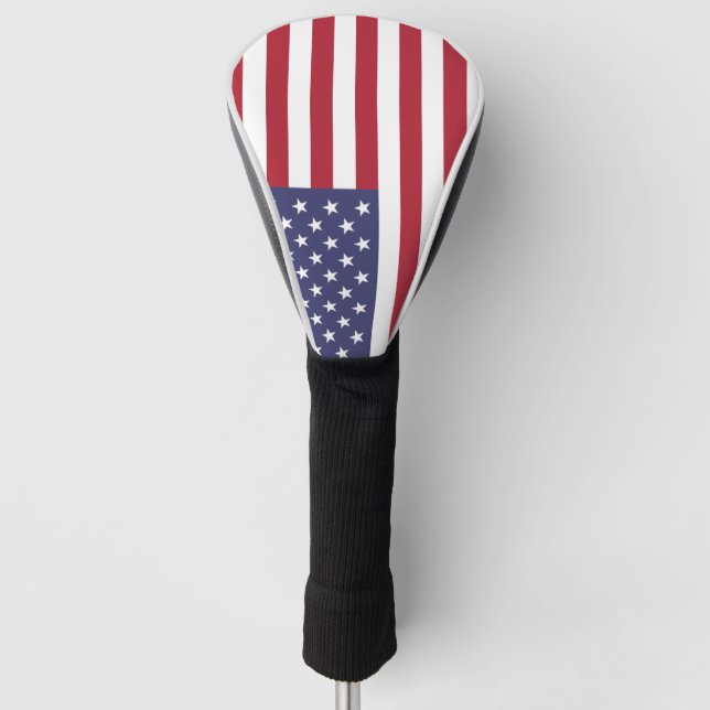 Couvre-club De Golf Drapeau USA, drapeau des États-Unis, drapeau améri (Devant)