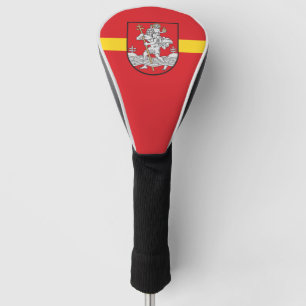 Couvre-club De Golf Drapeau Vilnius, Lituanie Golf Head Cover