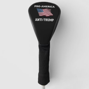 Couvre-club De Golf Drapeau vintage USA pro Amérique anti Trump