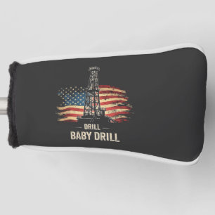 Couvre-club De Golf Drill Baby Drill American Trump Energy Economy