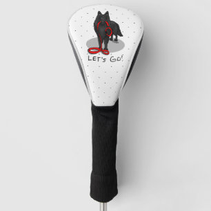 Couvre-club De Golf Drôle Allons-y ! Marche Chien de berger belge (noi
