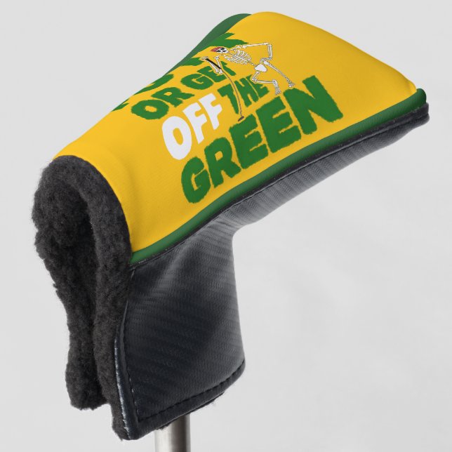 Couvre-club De Golf Drôle de mise au jeu ou de départ du green (Devant 3/4)
