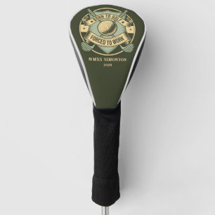 Couvre-club De Golf Drôle Humour Golf Devis Personnalisé Vintage