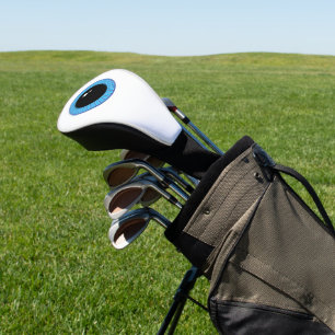 Couvre-club De Golf Drôle Mignonne Bleu Eyeball