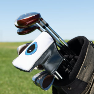 Couvre-club De Golf Drôle Mignonne Bleu Eyeball