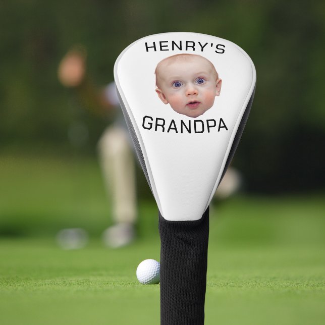 Couvre-club De Golf Drôle personnalisé visage bébé (Créateur téléchargé)