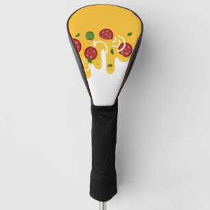 Couvre-club De Golf Drôle Pizza au Fromage Rétro Coulant Keto Party